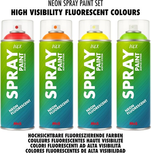 Wlx neon sprayfarben set - wlx,