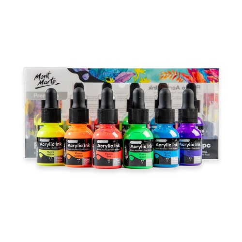 Mont marte acryl tinte 6 - tinte,