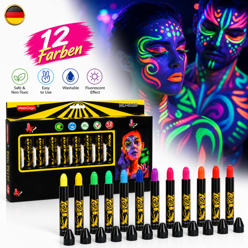 Neon bodypainting stifte - bodypainting,