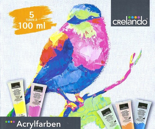 Acrylfarben set 5x100ml - acrylfarben,