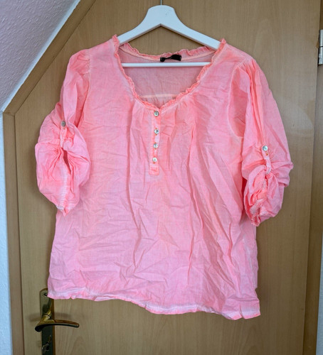 Damen kurzarmbluse neonfarben - damen,