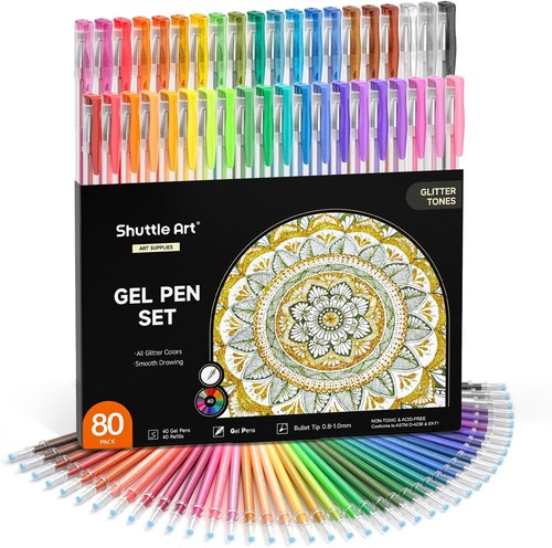 Shuttle art glitzer - art, gelstifte