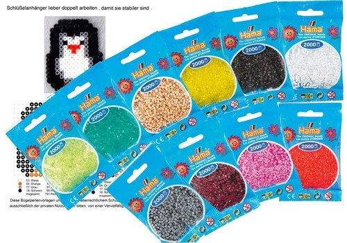 Hama 2000 mini bügelperlen - hama,