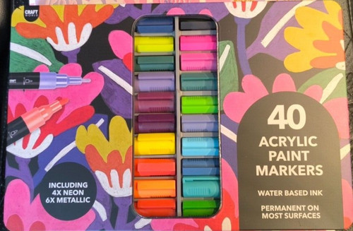 Acrylfarben marker set - acrylfarben-marker,