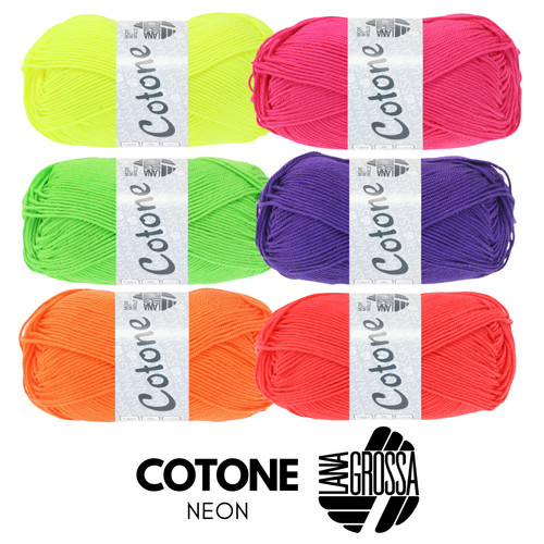 Lana grossa cotone - cotone, neon