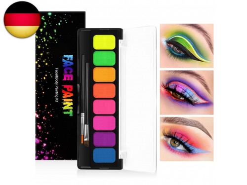 Neon schminke set - schminke, farben