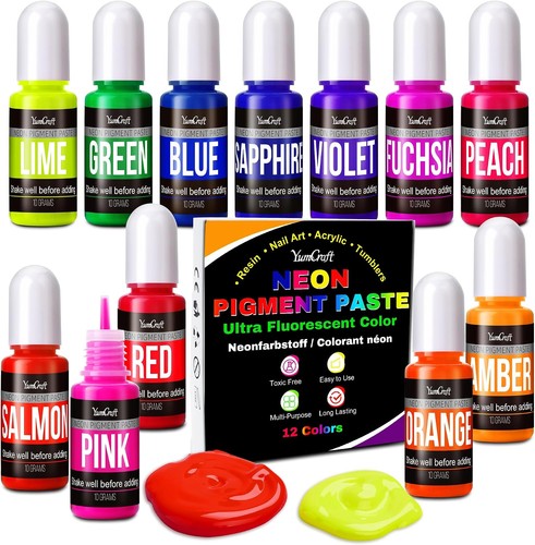Neon pigment paste farben - neon,