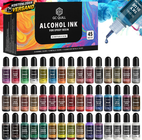Epoxidharz farben set - epoxidharz, 45