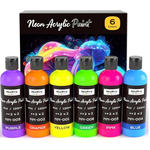 Acrylfarbe fluoreszierend - acrylfarbe,