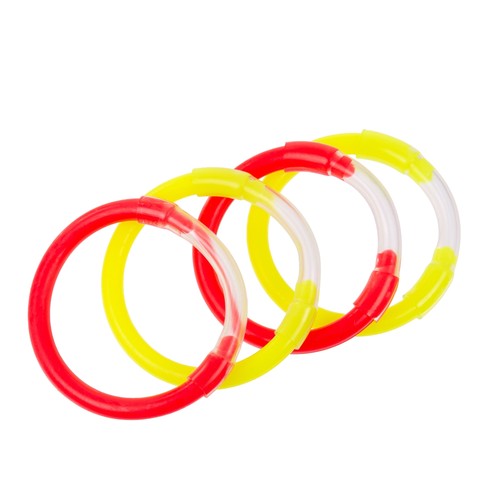 Neon farben bissanzeiger ringe - neon-farben,