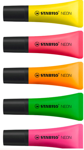 Textmarker stabilo neon - neon,
