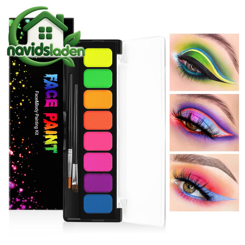 Neon schminke set farben - set,